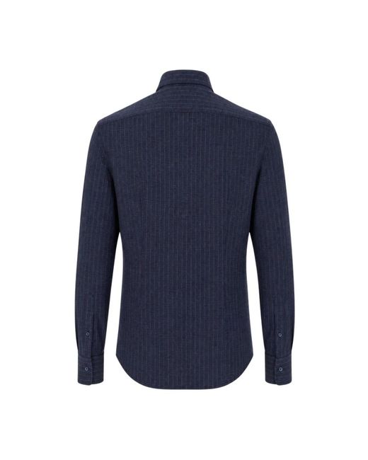 Brunello Cucinelli Blue Casual Shirts for men