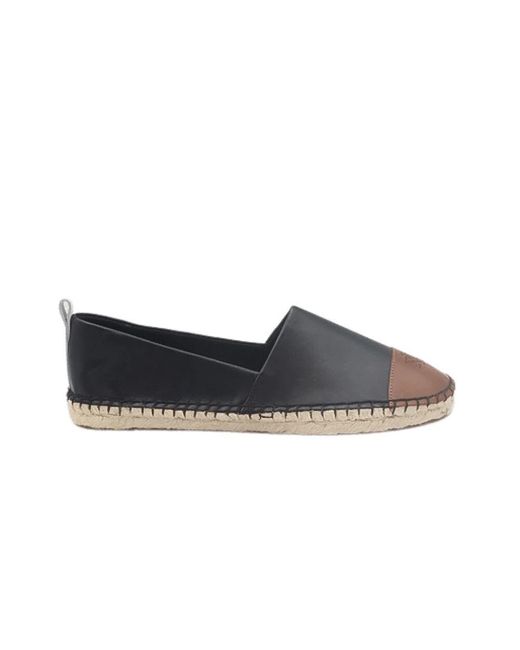 Ralph Lauren Blue Lauren Dorian Leder-Espadrilles