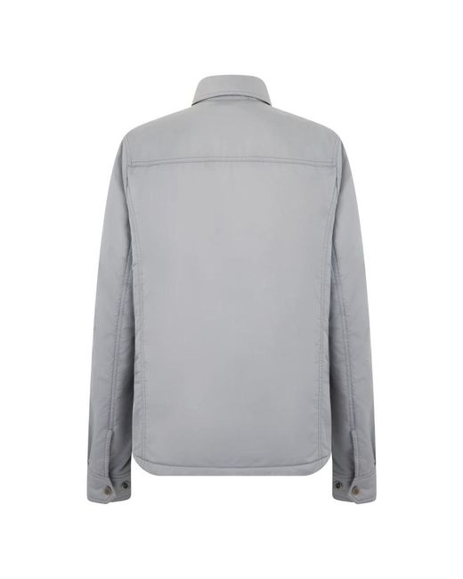 Moorer Gray Casual Shirts for men