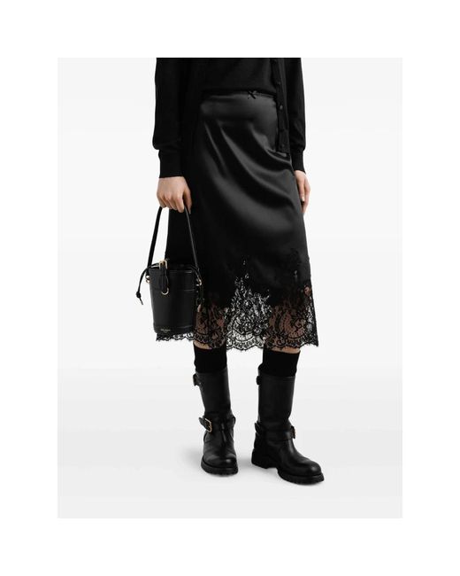 Dolce & Gabbana Black Canvas Capri Eimer Tasche