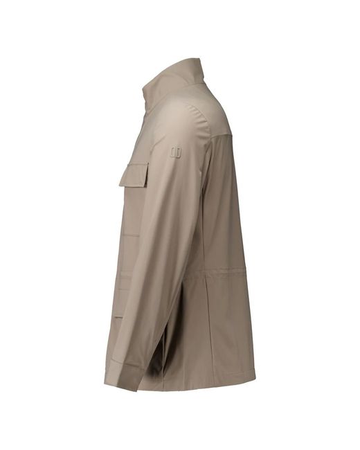 DUNO Jassen ,Polyester Taupe Obsidian Stijlvolle Jas in het Gray voor heren