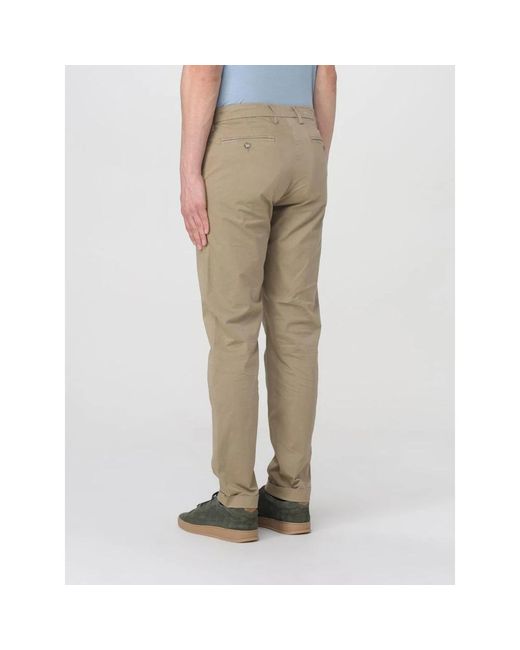 Re-hash Slim Fit Casual Chinos Broek in het Gray voor heren