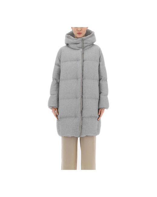 Herno Gray Down Coats