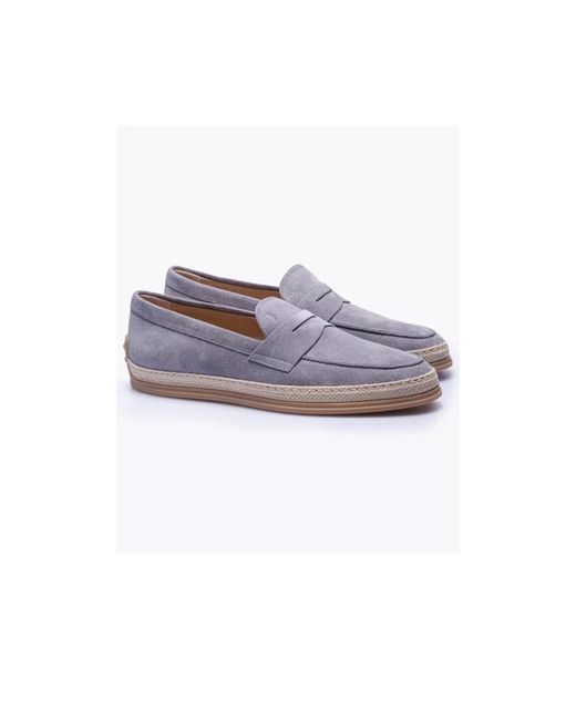 Loafers Tod's de hombre de color Purple