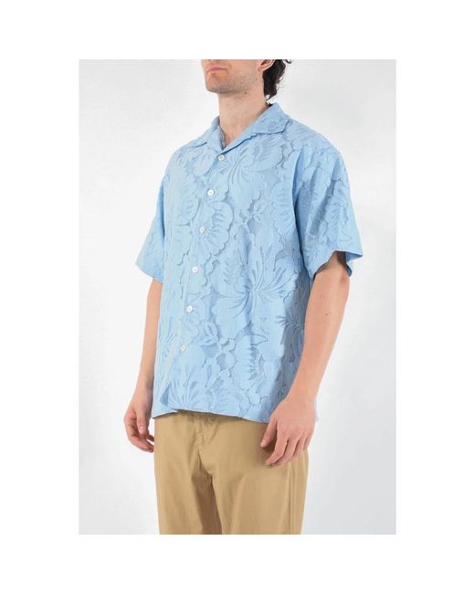 N°21 Blue Short Sleeve Shirts for men