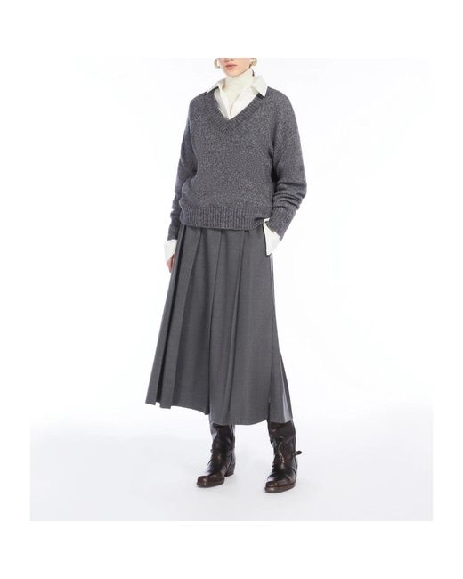 Weekend by Maxmara Midi Rokken in het Gray