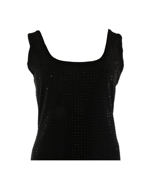 Versace Kleedjes ,Zwart ,Polyester Zwarte Couture Jurk in het Black