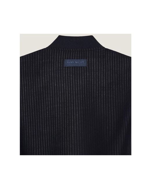 Givenchy Blue Bomber Jackets for men