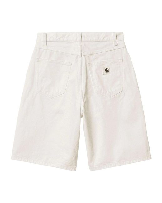 Carhartt White Casual Shorts