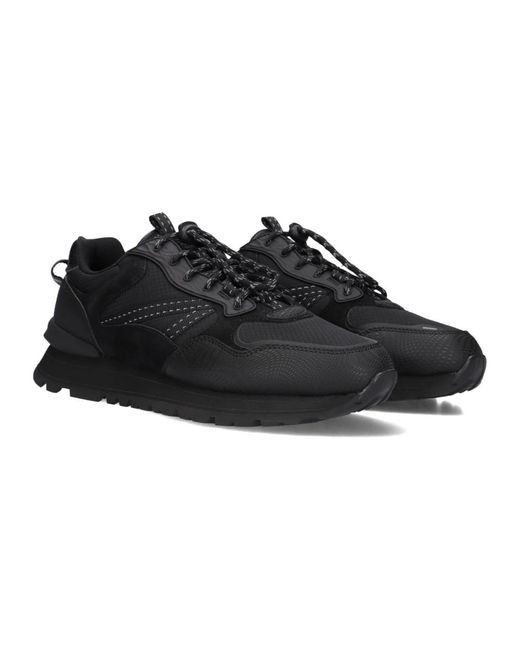 HOFF Schoenen ,Zwart ,Leer City Off Road Sneakers in het Black voor heren
