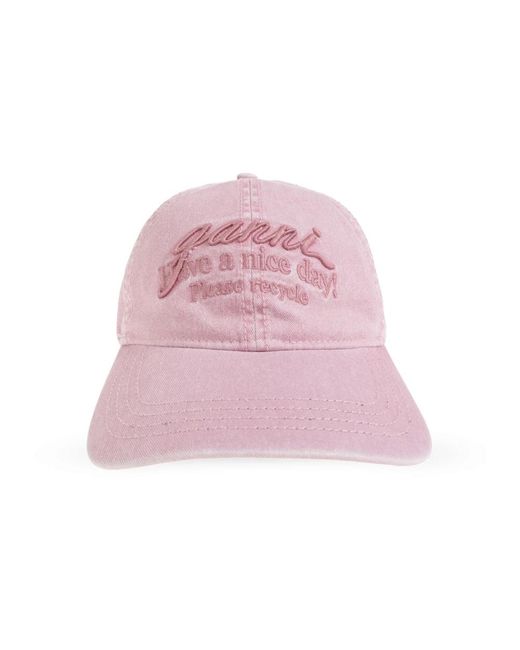 Ganni Caps in het Pink