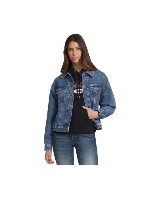 Guess Blue Denim Jackets