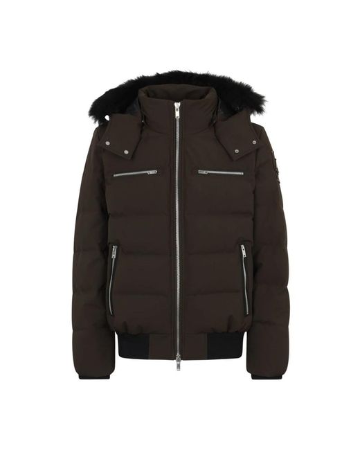 Moose Knuckles Black Winter Jackets for men
