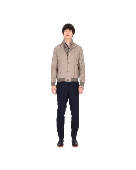 Moorer Gray Light Jackets for men