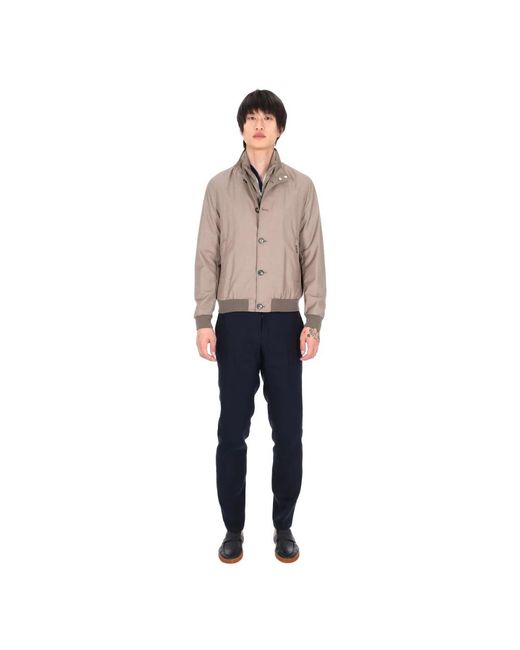 Moorer Gray Light Jackets for men