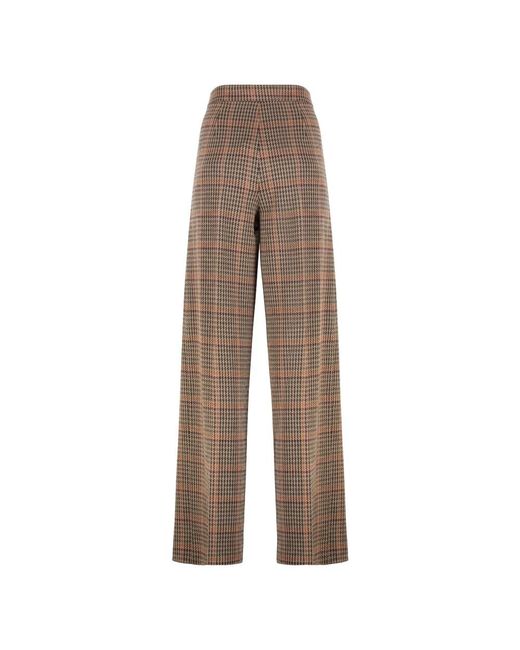 Max Mara Brown Wide Trousers