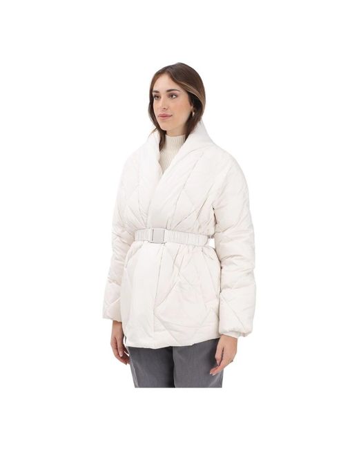 ViCOLO Jassen ,Leer Down Jacket in het White