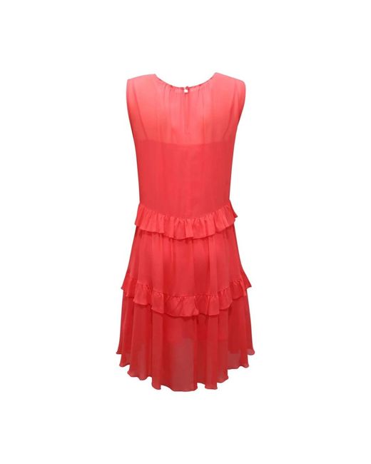 Max Mara Red Short Dresses