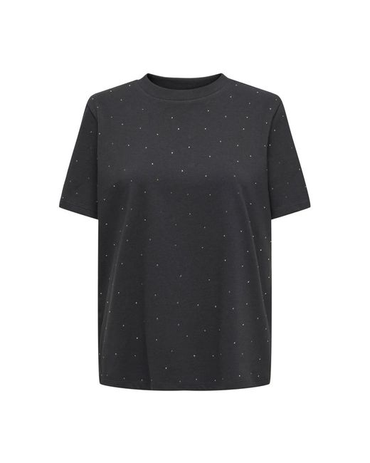 ONLY T-Shirts in het Black