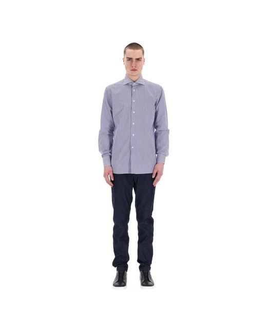 Borriello Tailored Shirt in het Purple voor heren