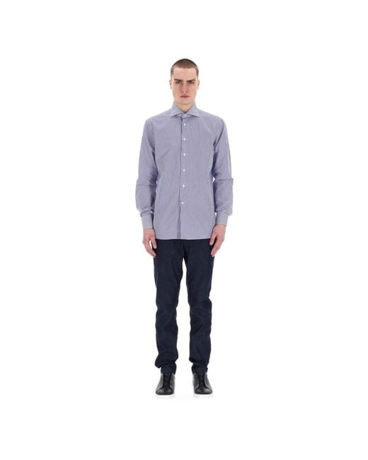 Borriello Purple Casual Shirts for men