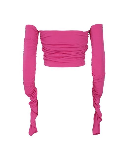Tops > long sleeve tops ANDAMANE en coloris Pink