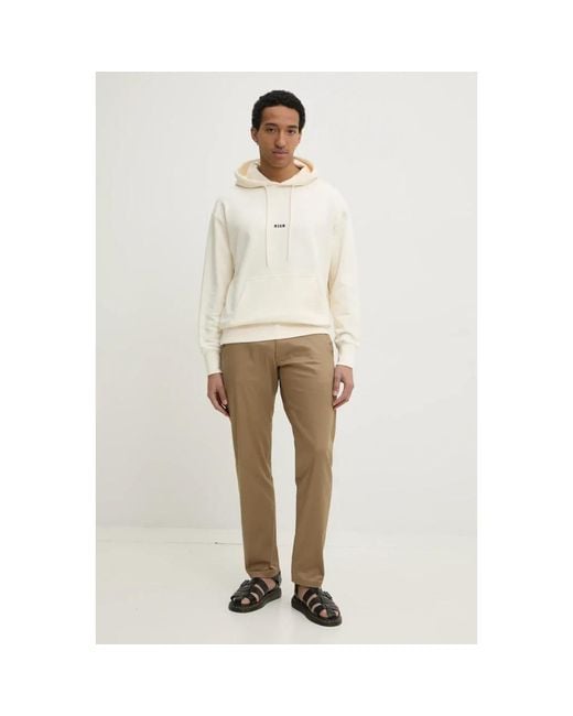 Hoodies MSGM de hombre de color White