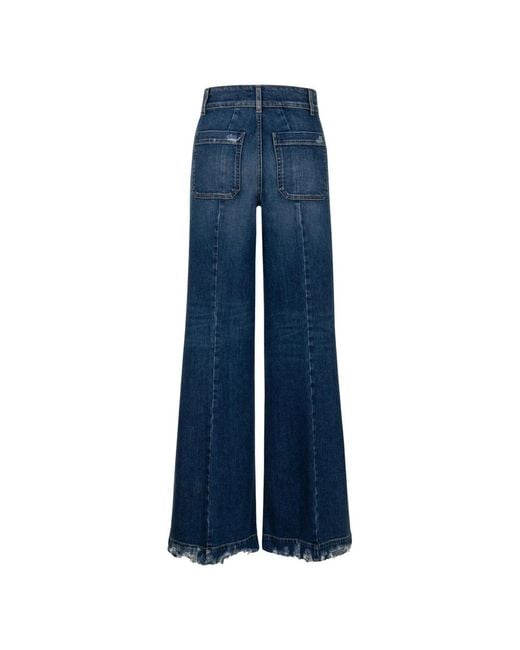 Seafarer Blue Wide Jeans