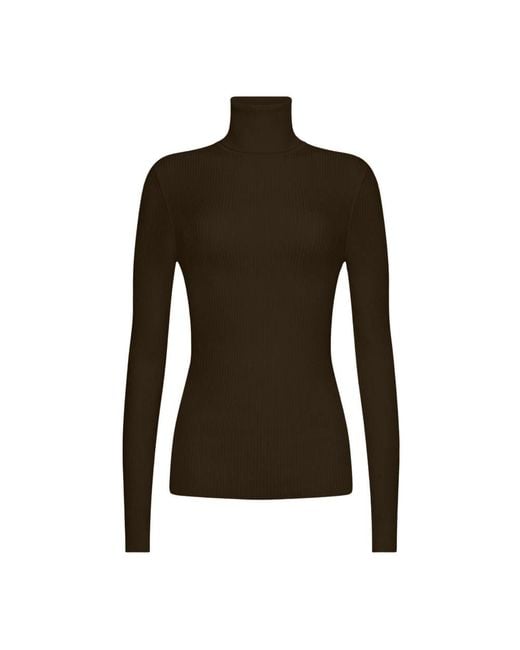 Wolford Brown Turtlenecks