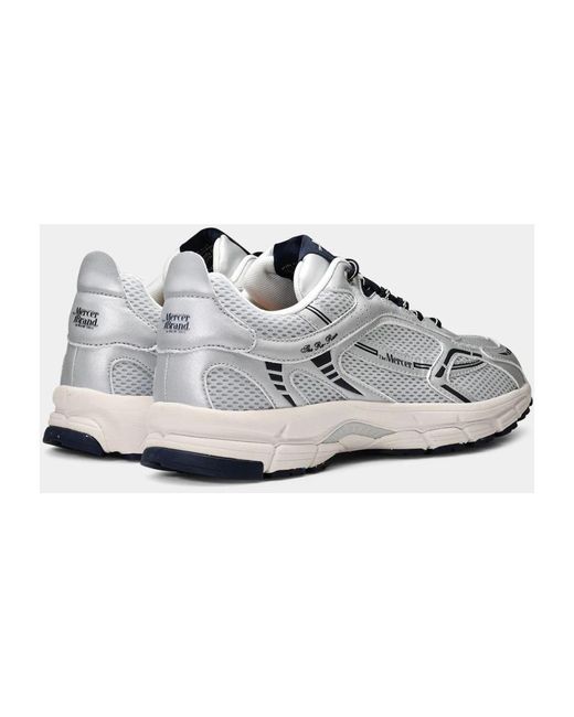 Mercer Metallic Speed Sneakers in het White