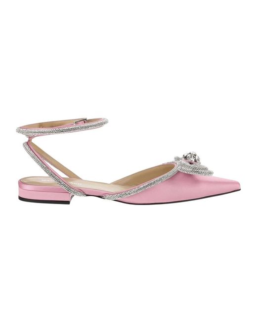 Mach & Mach Pink Ballerina Shoes