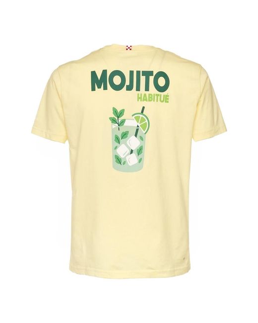 Mc2 Saint Barth Yellow T-Shirts for men