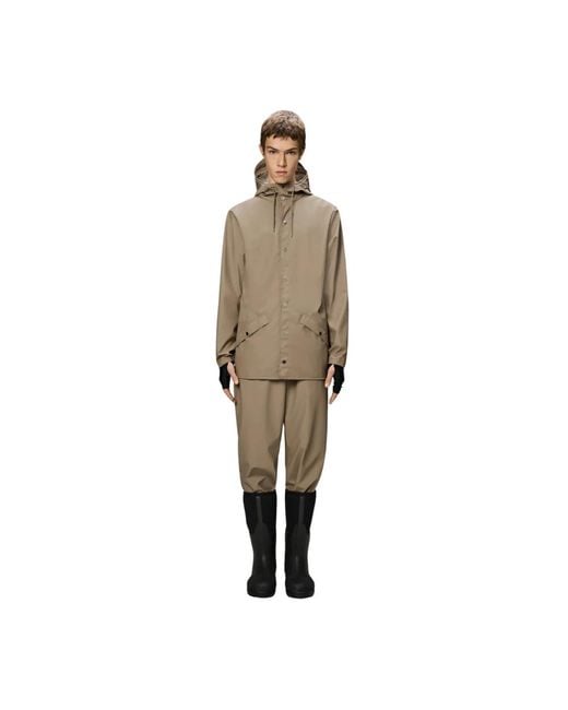 Rains Brown Rain Jackets for men