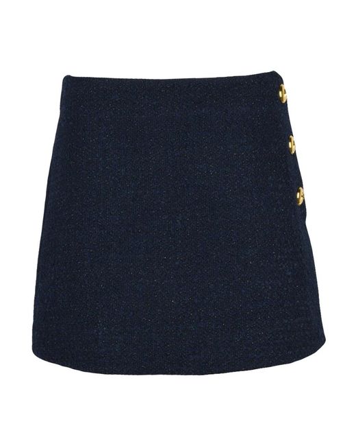 Pinko Flan Mini Rok in het Blue