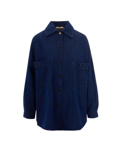 Sessun Blue Denim Shirts