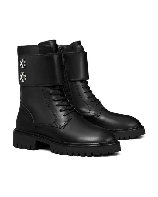 Tory Burch Black Turnlock Ankle Boot