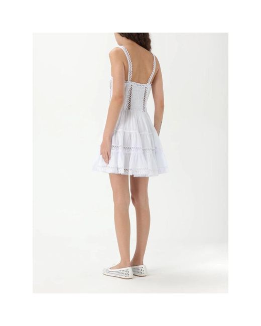 Charo Ruiz White Short Dresses