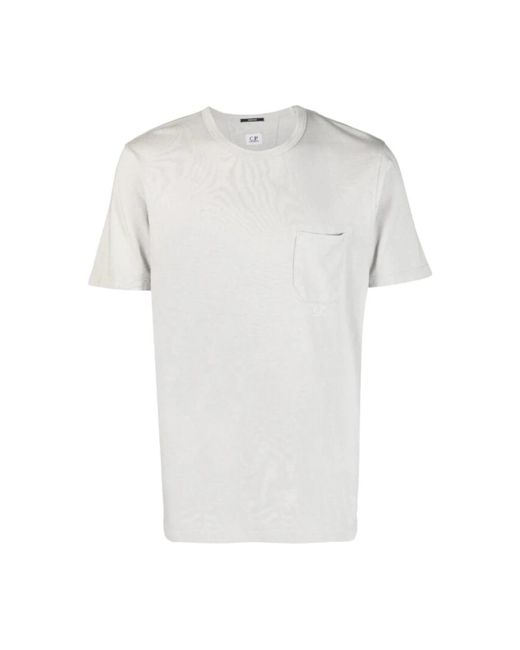 Magliette casual in cotone di C P Company in White da Uomo