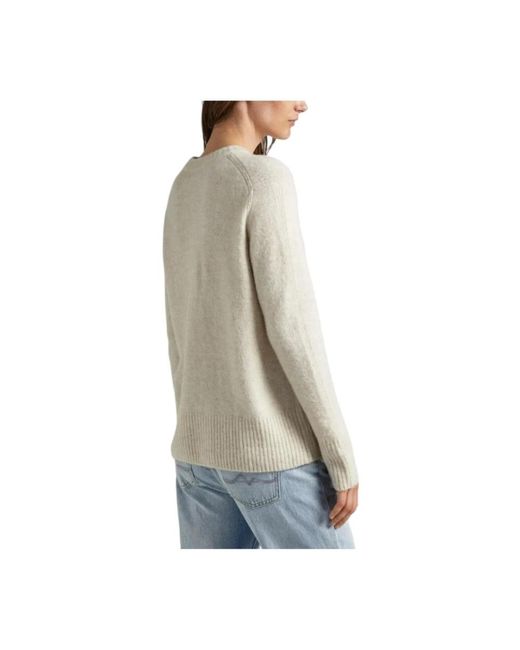 Pepe Jeans Natural Round-Neck Knitwear