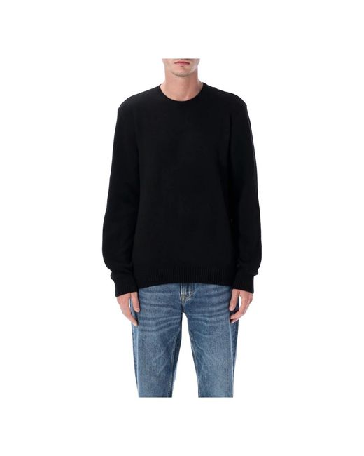 COLORFUL STANDARD Black Round-Neck Knitwear for men
