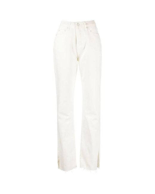 Ksubi White Straight Jeans