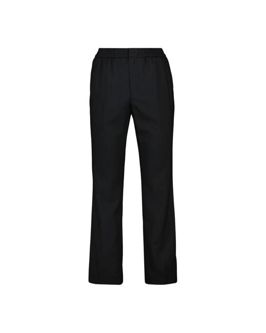 Straight Trousers di AMI in Black da Uomo