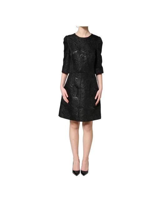 Dolce & Gabbana Black Midi Dresses