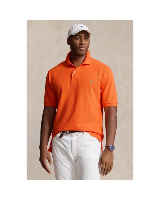 Polo Ralph Lauren Orange Polo Shirts for men