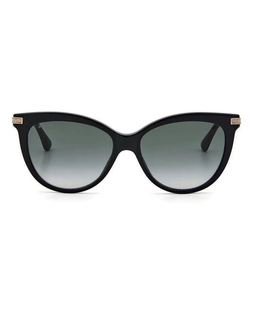 Jimmy Choo Black Schwarze acetat-sonnenbrille