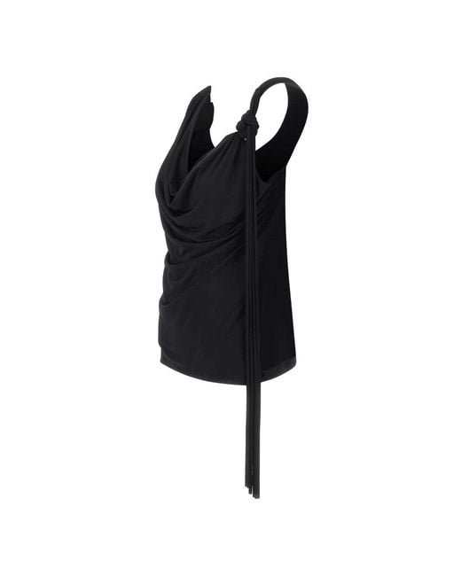 Blumarine Black Sleeveless Tops