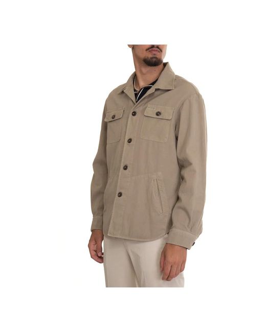 Fay Brown Light Jackets for men