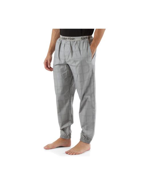 Trousers > straight trousers Calvin Klein pour homme en coloris Gray