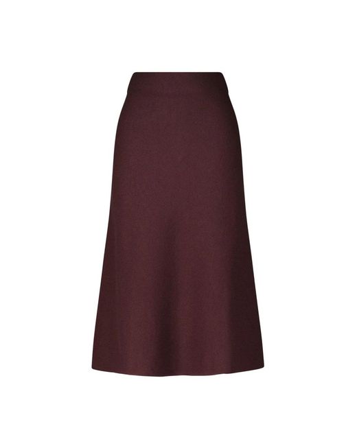 Jil Sander Purple Midi Skirts