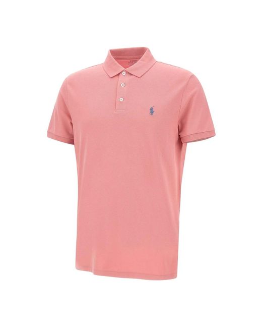 Polo Ralph Lauren Pink Polo Shirts for men